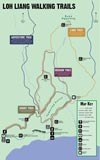 Komodo National Park Trekking Map