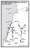 Invasion of Lebanon Map