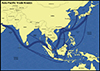 Trade Routes to China Through the Indian Ocean