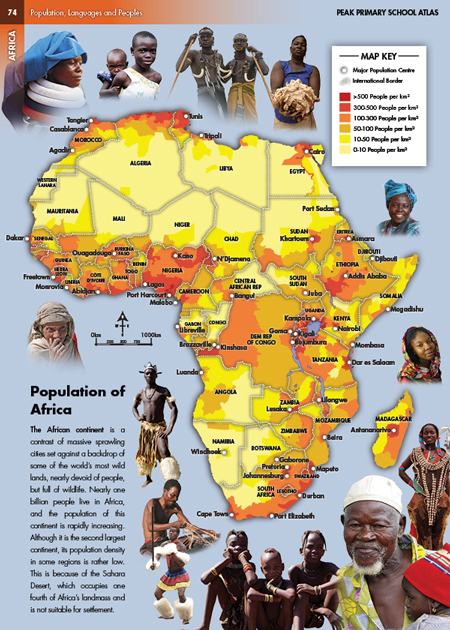 Africa Population Map